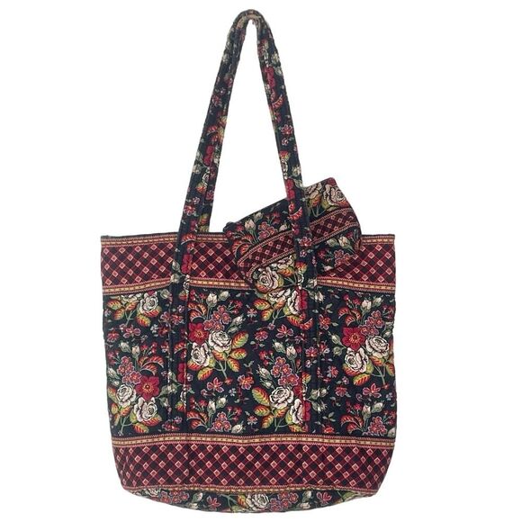 Vera Bradley Matching Set Tote and Makeup Bag #GG - Picture 1 of 16